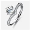 Image 4 : 1 CT GRA CERTIFIED BRILLIANT CUT MOISSANITE 925S
