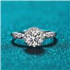 Image 2 : 1 CT GRA CERTIFIED BRILLIANT CUT MOISSANITE 925S