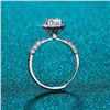 Image 3 : 1 CT GRA CERTIFIED BRILLIANT CUT MOISSANITE 925S