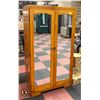 Image 1 : VINTAGE SOLID WOOD 2-DOOR WARDROBE