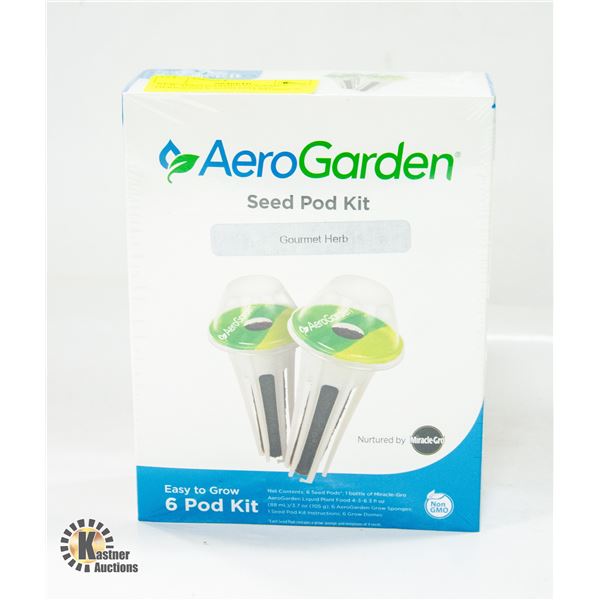 NEW AERO GARDEN GOURMET HERB 6 PACK SEED POD KIT