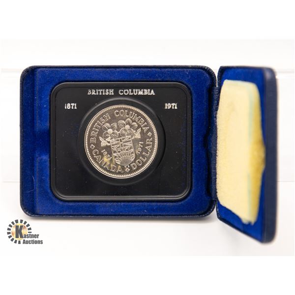 CANADIAN DOLLAR BC 1871-1971 IN PRESENTATION CASE