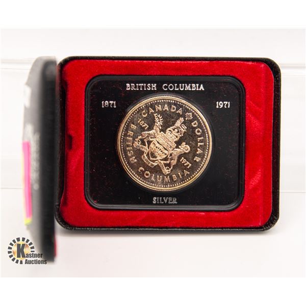 CANADIAN DOLLAR BC 1871-1971 IN PRESENTATION CASE
