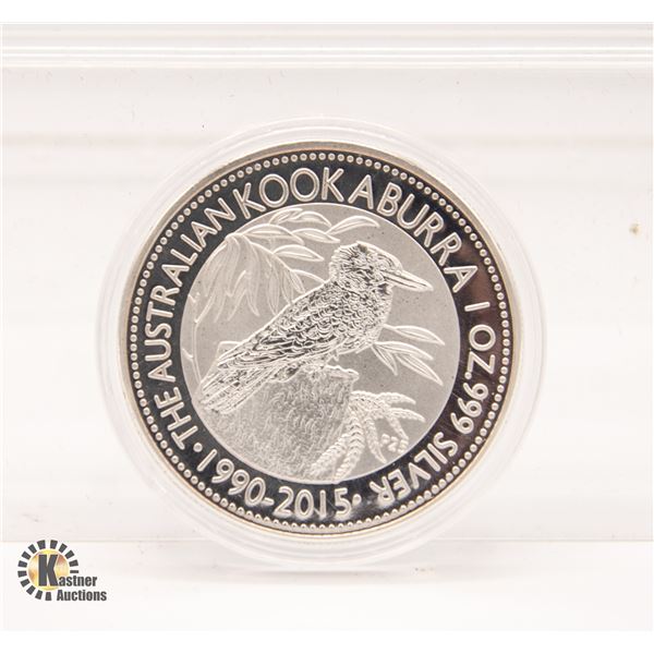 AUSTRALIA 1 OUNCE SILVER KOOKABURA 1990-2015