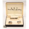 Image 1 : JSC MEN'S PRESENTATION SET CUFF LINKS AND TIE CLIP