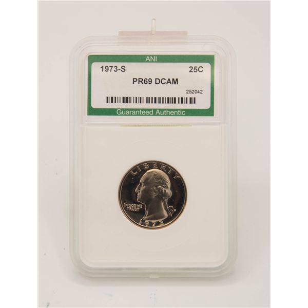 US QUARTER UNCIRCULATED 1973