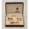 Image 1 : SWANK CUFF LINKS AND TIE CLIP PRESENATION SET IN