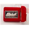 Image 1 : INGOT 1 OUNCE PURE SILVER "STAGE COACH"