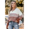 Image 1 : NEW CUPSHE WOMENS PULL OVER V NECK SWEATER SZ MED