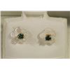 Image 1 : 14K YELLOW GOLD DIAMOND EARRINGS APPRAISAL $750