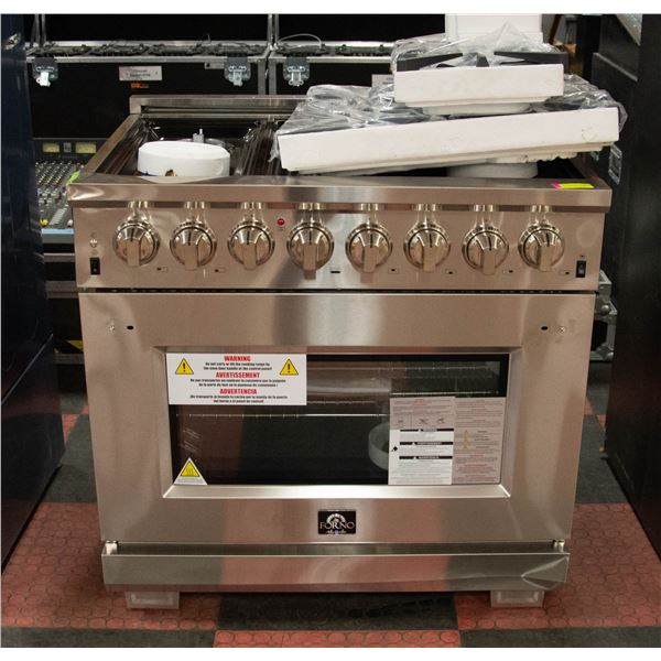 SCRATCH&DENT FORNO 36 INCH SIX BURNER GAS RANGE