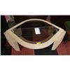 Image 1 : POST MODERN EYE SHAPED SIDE TABLE GLASS TOP