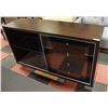 Image 1 : 4 DRAWER SLIDING GLASS DOOR CONSOLE