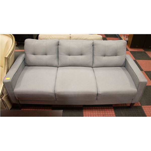3 SEAT FABRIC SOFA 76" X 29" X 34"