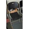 Image 1 : NEW DELUXE U-LINE BLACK FOLDING CHAIR CAPACITY 500