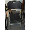 Image 1 : NEW DELUXE U-LINE BLACK FOLDING CHAIR CAPACITY 500