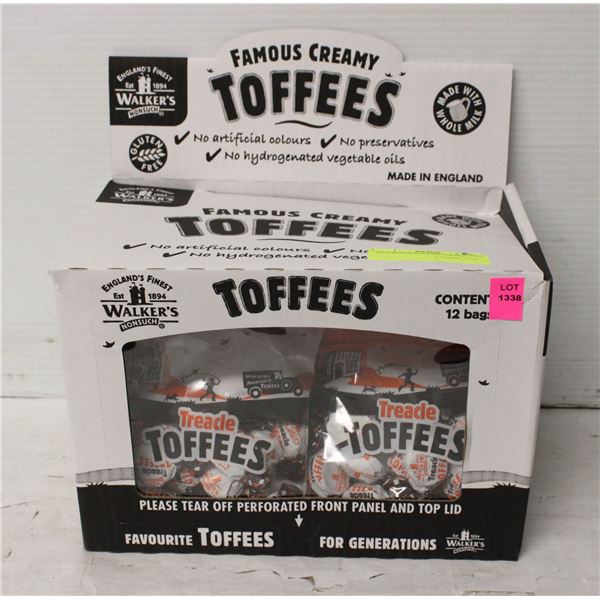SIX BAGS OF ENGLISH TOFFEE