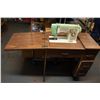 Image 1 : MORSE DELUXE ZIGZAG SEWING MACHINE IN TABLE
