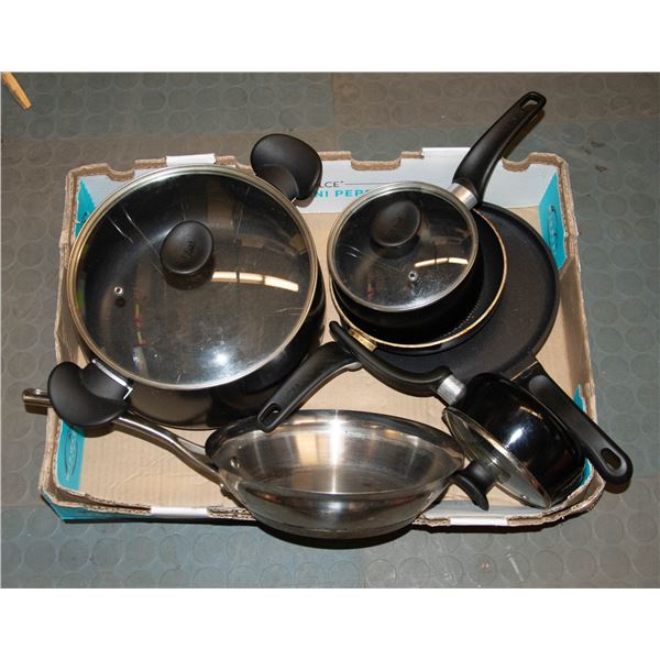 9PC TFAL POT SET