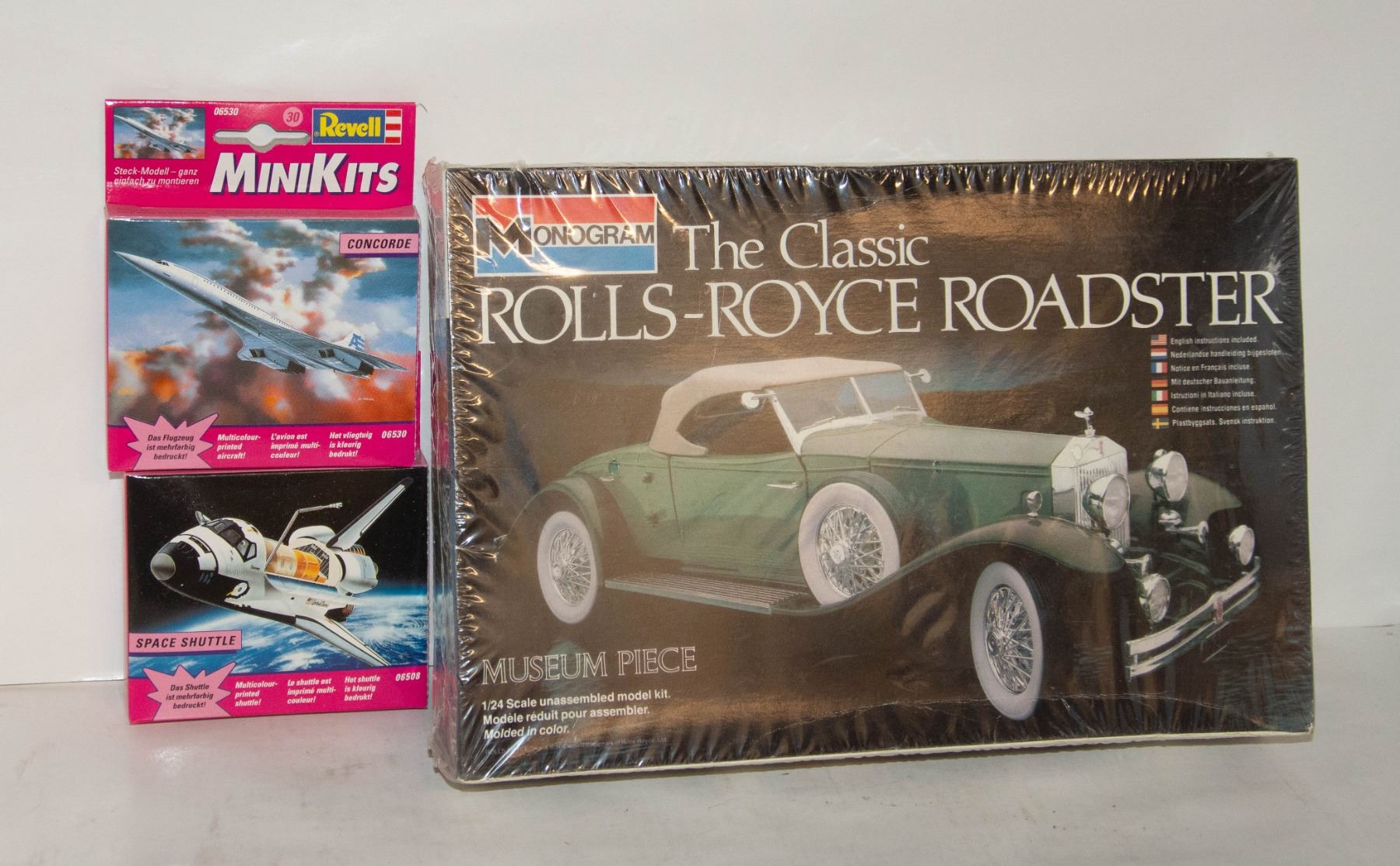 3 COMPLETE UNBUILT MODEL KITS