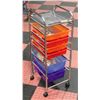 Image 1 : STAND UP CRAFT TROLLY FILLED WITH SUPPLIES