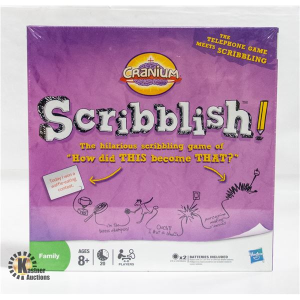 SEALED CRANIUM SCRIBBLISH BOARD GAME