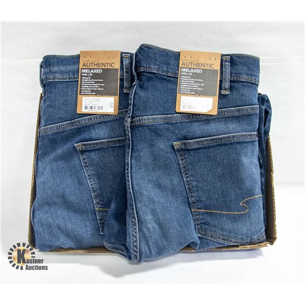 2 NEW WITH TAGS JEANS SILVER LEVIS SIZE 46