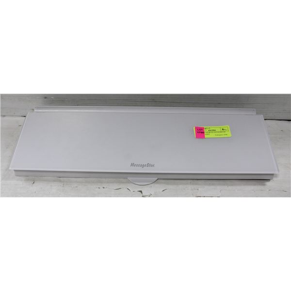 MESSAGE STOR GLASS DESKTOP WHITEBOARD