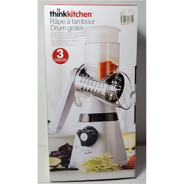 NEW IN ORIGINAL BOX, GRATER WITH 3 DIFFERENT