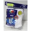 Image 1 : WHITE CREW SOCKS 6-12 SIZE 6-PACK FRUIT OF