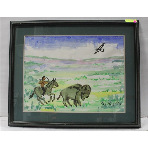 ESTATE ORIGINAL WATERCOLOR APPROX 30X40-ESTATE