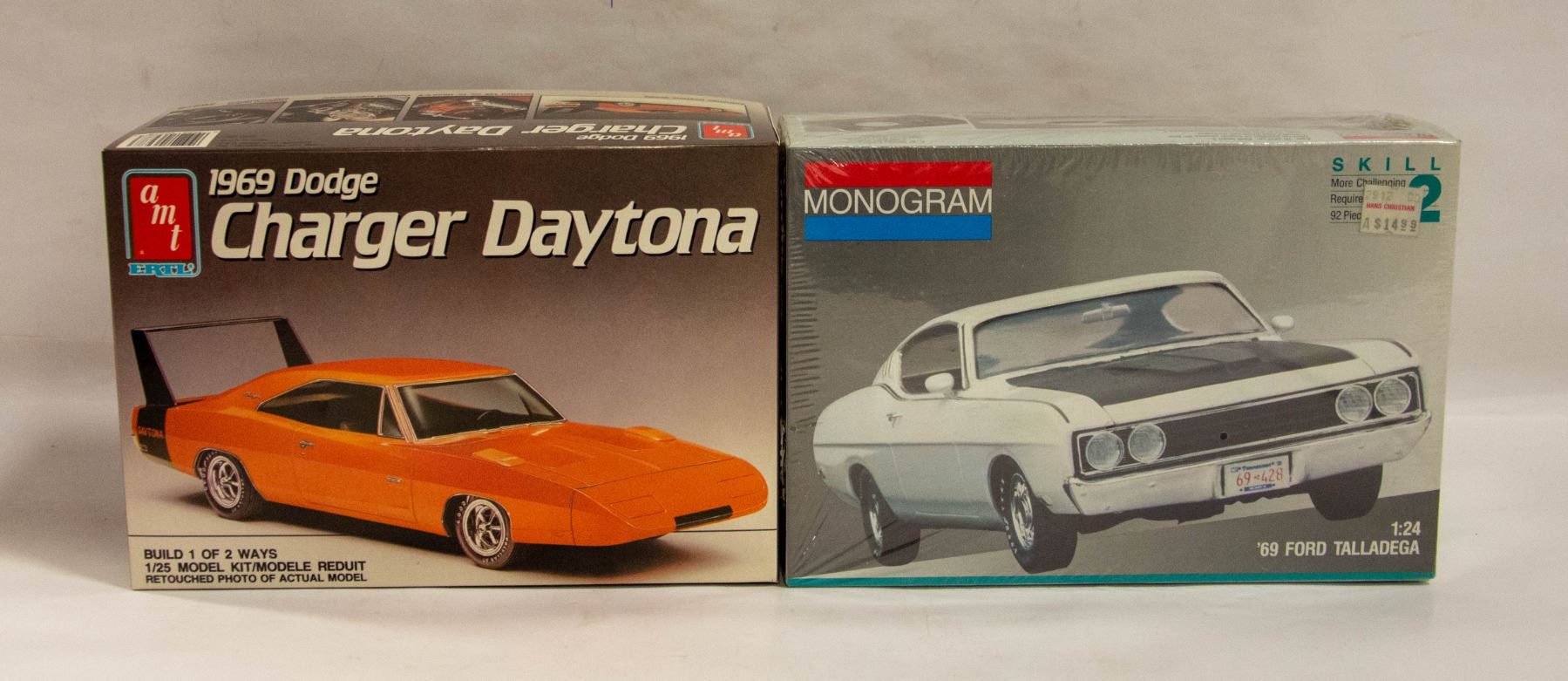 2 COMPLETE UNBUILT MODEL KITS