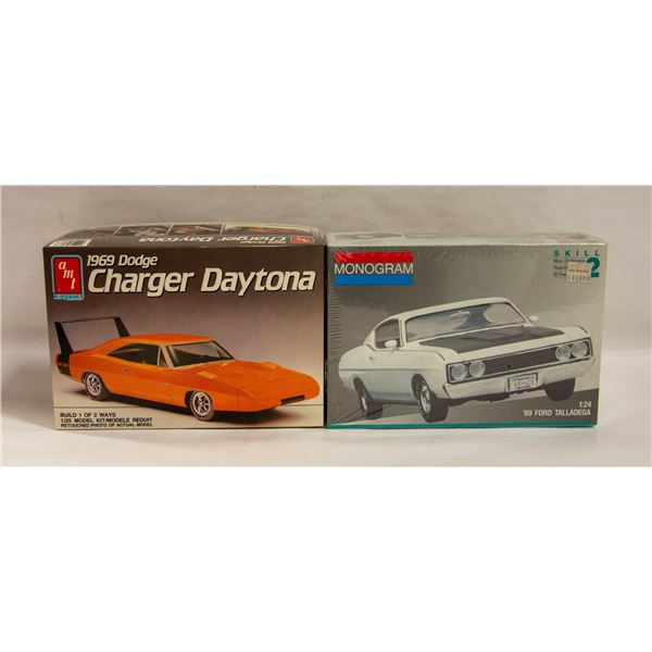 2 COMPLETE UNBUILT MODEL KITS