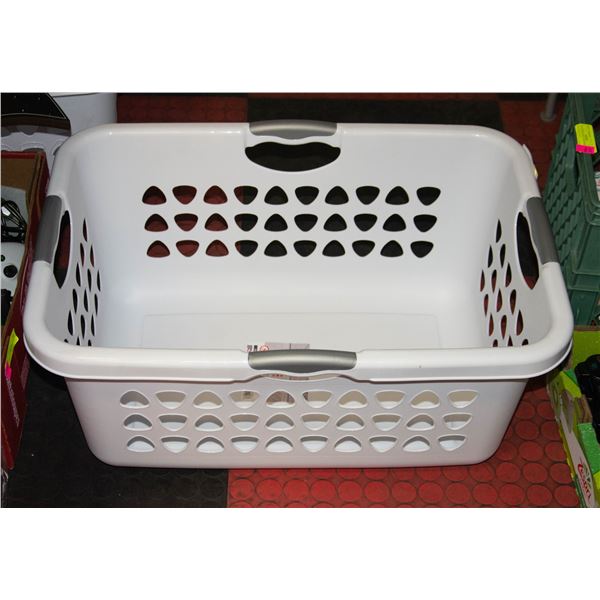 NEW STERILITE 71 LITRE ULTRA LAUNDRY BASKET WHITE