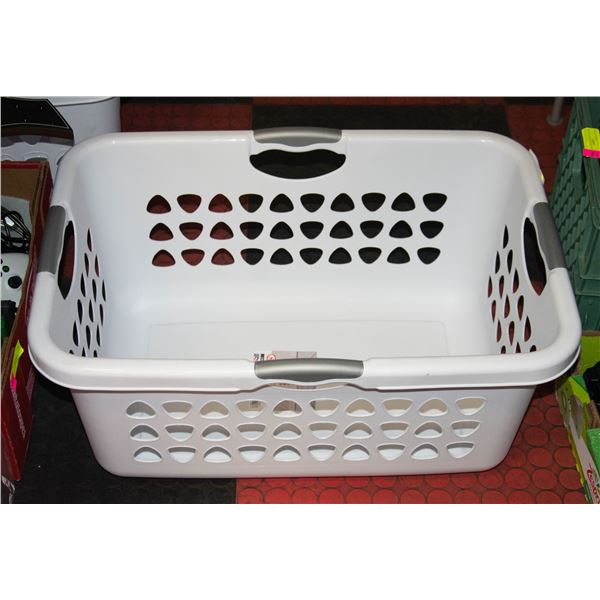 NEW STERILITE 71 LITRE ULTRA LAUNDRY BASKET WHITE