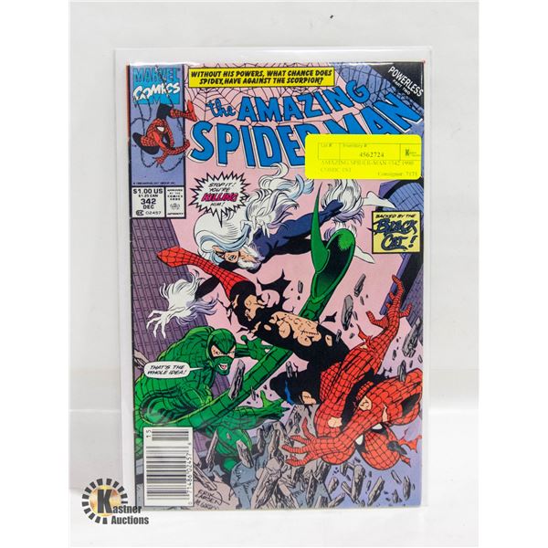 AMAZING SPIDER-MAN #342 1990 COMIC 1ST