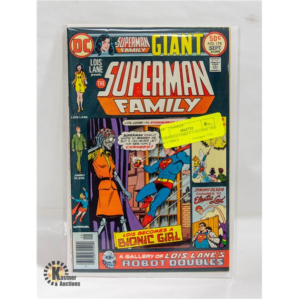 SUPERMAN FAMILY #178 COMIC 1976 DC COMICS