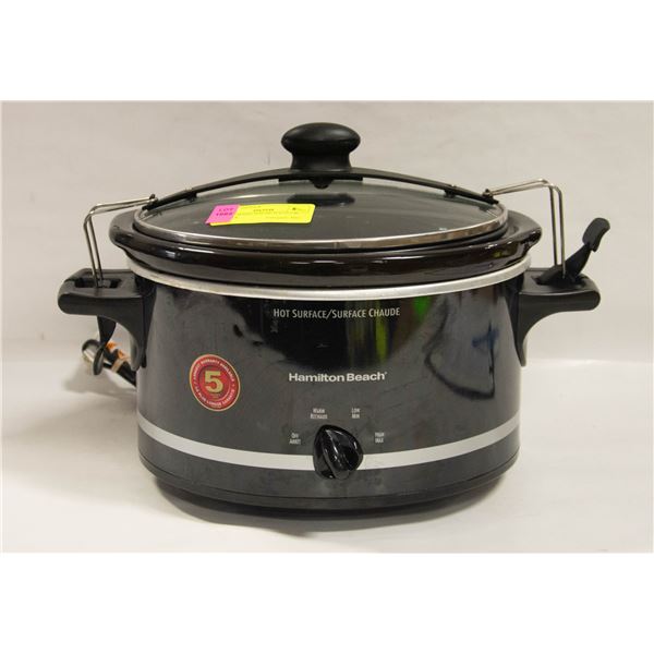 BLACK HAMILTON BEACH SLOW COOKER