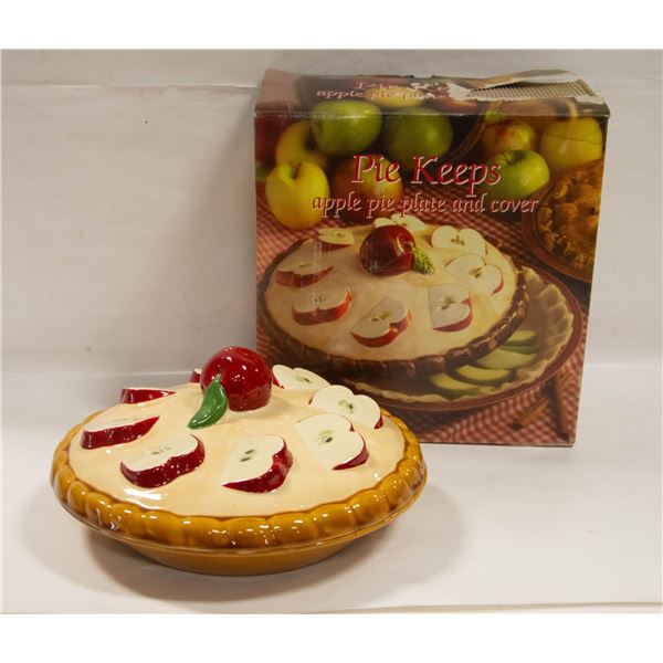 APPLE PIE PLATE & COVER