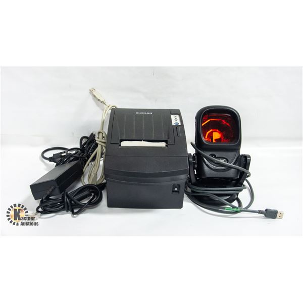 BARCODE SCANNER AND RECIPT PRINTER