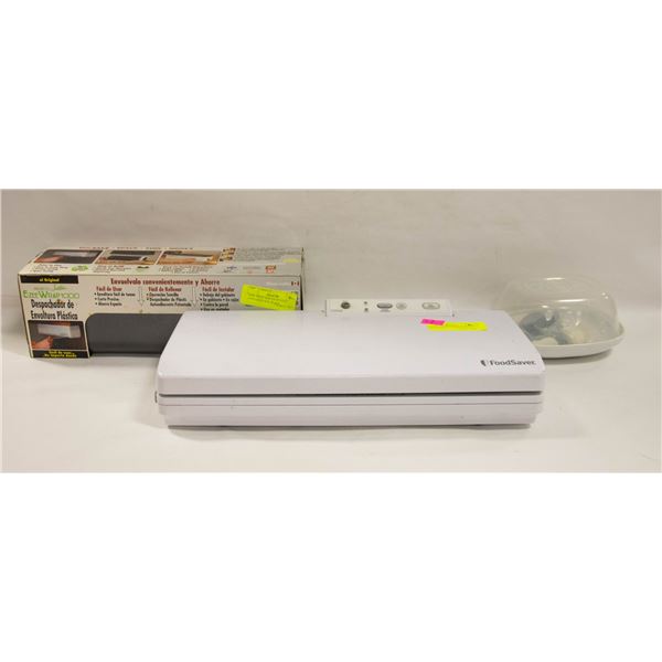 FOODSAVER SEALER W/PLASTIC CONTAINER