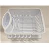 Image 1 : NEW STERILITE 2PC DELUXE DISH DRYER/SINK SET WHITE