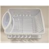 Image 1 : NEW STERILITE 2PC DELUXE DISH DRYER/SINK SET WHITE