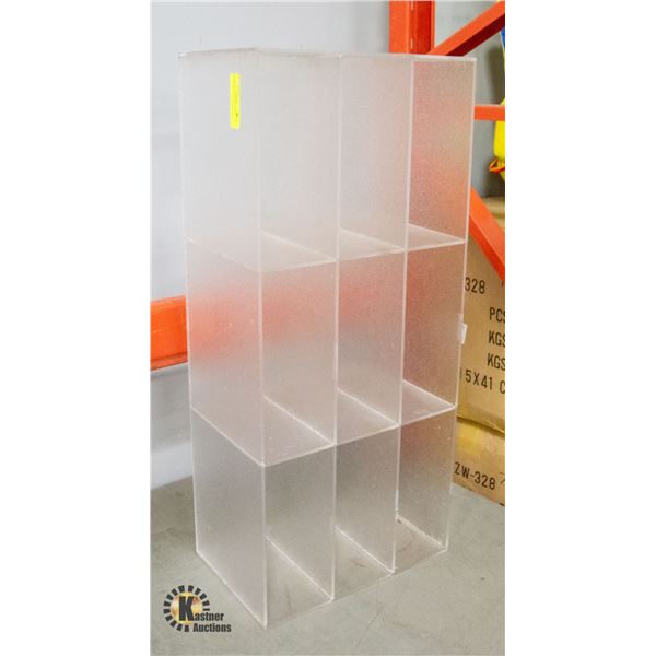 PLASTIC INTERNAL MAIL SLOT HOLDER (9 SLOTS)