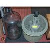 Image 1 : 20L CARBOUY 1-&-1 20 LITRE DEMIJOHN