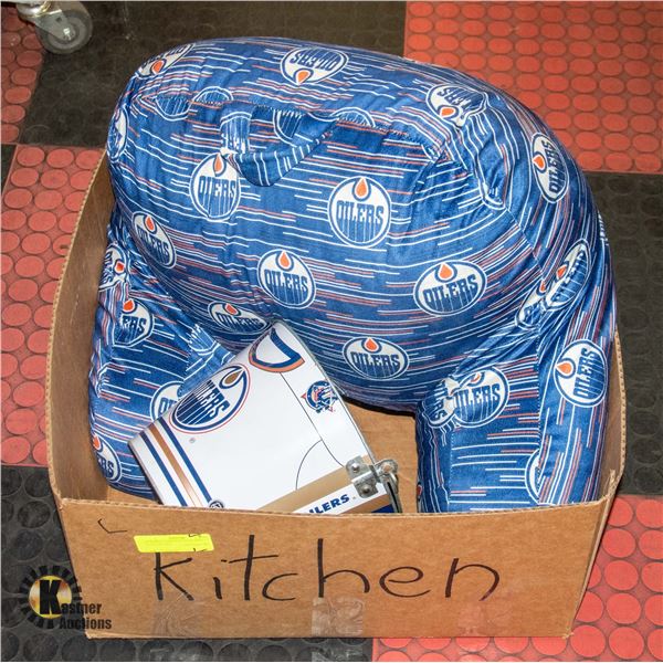 BOX WITH EDMONTON OILER'S OFFICIAL NHL