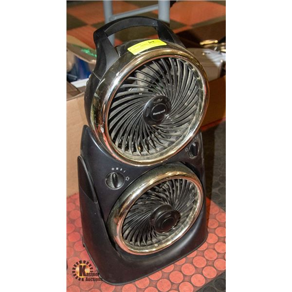 HONEYWELL DUAL HEAD FAN - DUAL CONTROLS,