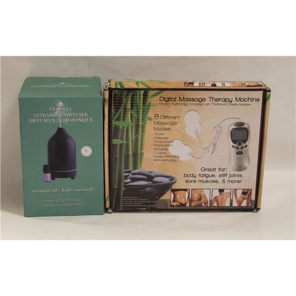 DIGITAL T.E.N.S. MASSAGE THERAPY & OIL DIFFUSER