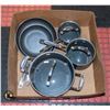 Image 1 : 8-PIECE GRANITE STONE COOKWARE SET