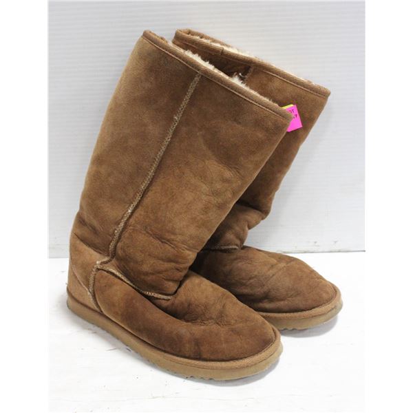 LADIES UGGS SIZE 7 WINTER BOOTS OZ BOOTS SHHEPSKIN